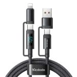 کابل شارژ 4 کاره 60 واتی مک 1.2 متری مک دودو مدل Mcdodo CA-199