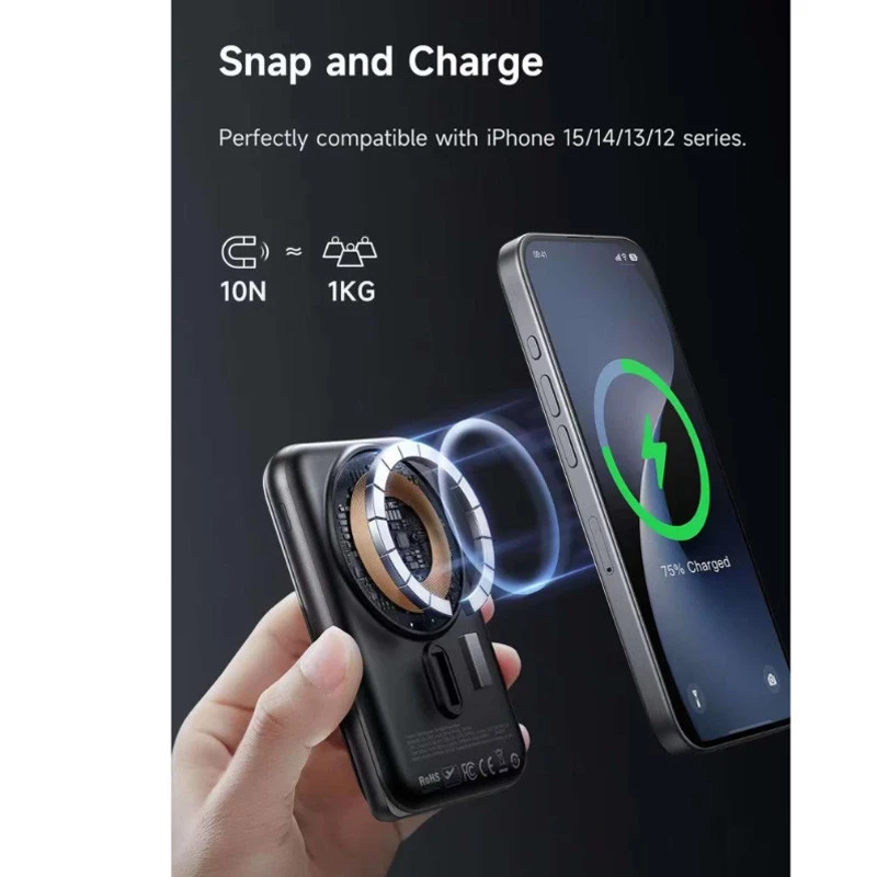 پاوربانک 10000 میلی آمپری وایرلس مگ سیف مک دودو مدل Mcdodo MC-151