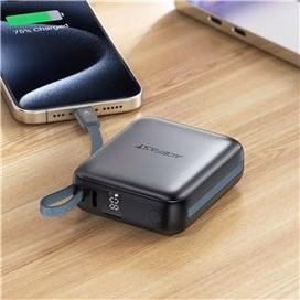 پاوربانک 10000 ایس فست ACEFAST M23 GaN Fast Charger توان 22.5 وات همراه با کابل متصل