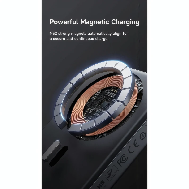 پاوربانک 10000 میلی آمپر 30 واتی وایرلس شارژ مگ سیف مک دودو مدل Mcdodo MC-781