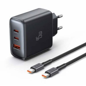 شارژر دیواری 45 واتی به همراه کابل دوسر تایپ سی مک دودو مدل Mcdodo CH-4861