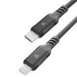کابل شارژ تایپ سی به لایتنینگ 1.2 متری پاورولوژی Powerology PC018