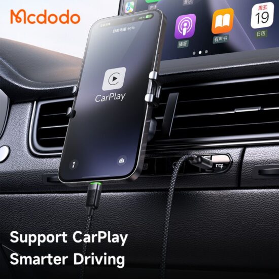 کابل شارژ دوسر تایپ سی 60 وات 1.2 متری مگنتی فنری مک دودو مدل Mcdodo CA-2000