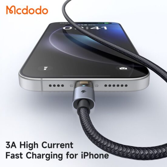 کابل شارژ لایتنینگ 1.2 متری ترنسپرنت مک دودو مدل Mcdodo CA-691