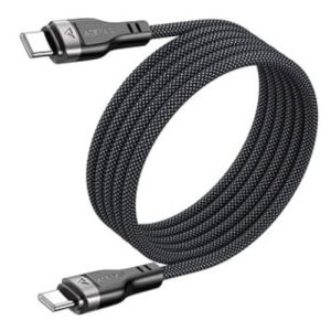 کابل شارژ دوسر تایپ سی 1.2 متری مگنتی 60 واتی ایس فست مدل AceFast C11-03