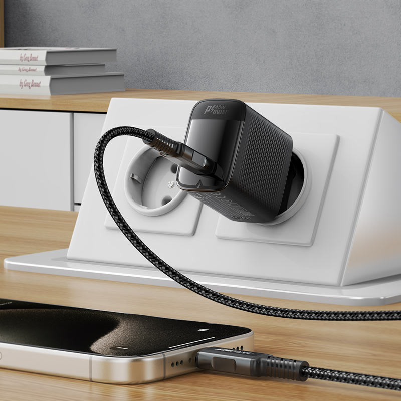 شارژر دیواری 45 واتی گان ایس فست مدل AceFast A112