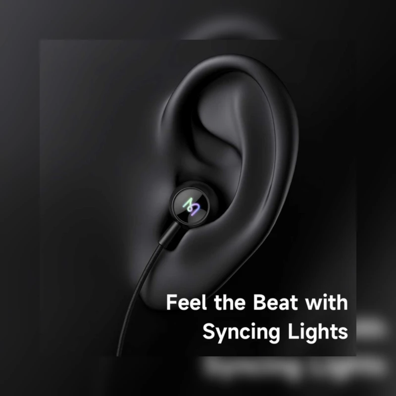 هندزفری سیم دار تایپ سی با نور RGB مک دودو مدل Mcdodo HP-583