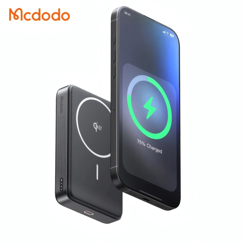 پاوربانک 10000 میلی آمپر 30 واتی وایرلس شارژ مگ سیف مک دودو مدل Mcdodo MC-781