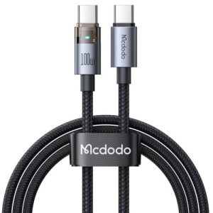کابل شارژ دوسر تایپ سی 100 واتی 1.2 متری مک دودو مدل Mcdodo CA-558