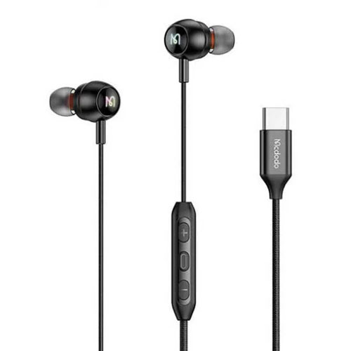 هندزفری سیم دار تایپ سی با نور RGB مک دودو مدل Mcdodo HP-583