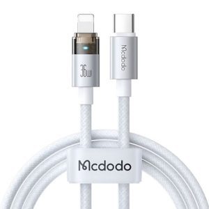 کابل شارژ تایپ سی به لایتنینگ 1.2 متری مک دودو مدل Mcdodo CA-694