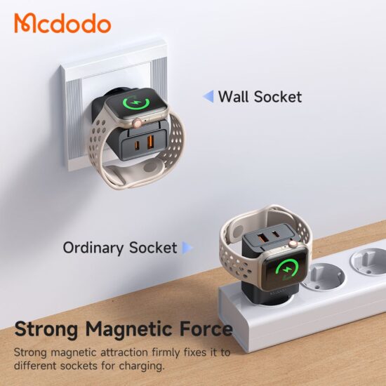 شارژر دیواری دو کاره و شارژر اپل واچ مک دودو Mcdodo CH-3700