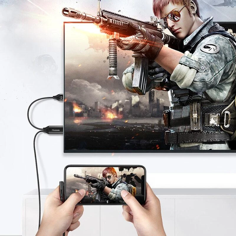 کابل MHL تبدیل لایتنینگ به HDMI مک دودو 2 متری مدل Mcdodo CA-6400