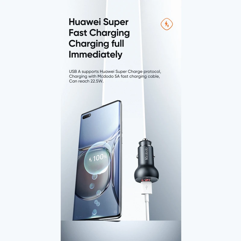 شارژر فندکی مک دودو 45 واتی مدل Mcdodo CC-7030