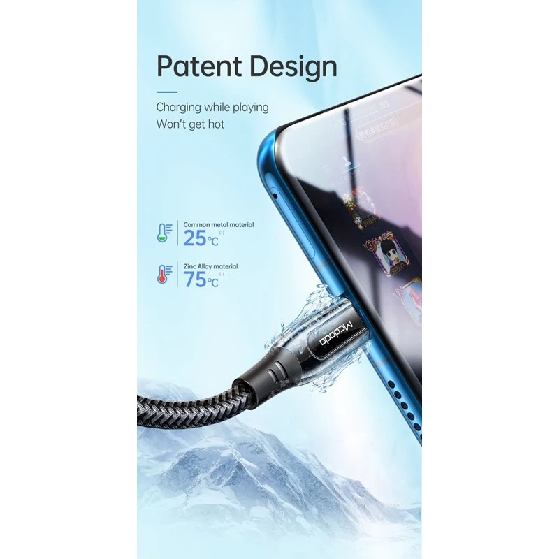 کابل شارژ دو سر تایپ سی مک دودو 100 واتی مدل Mcdodo 8120