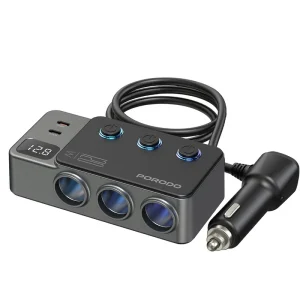 شارژر فندکی 120 واتی پرودو مدل Porodo PDFWCH070DG