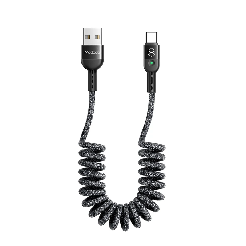 کابل شارژ USB به تایپ سی فنری 1.8 متر مک دودو مدل Mcdodo 6420