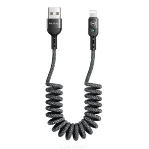 کابل شارژ USB به لایتنینگ فنری 1.8 متری مک دودو مدل Mcdodo 6410