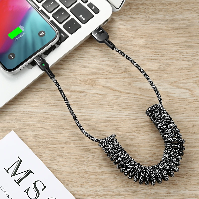کابل شارژ USB به تایپ سی فنری 1.8 متر مک دودو مدل Mcdodo 6420