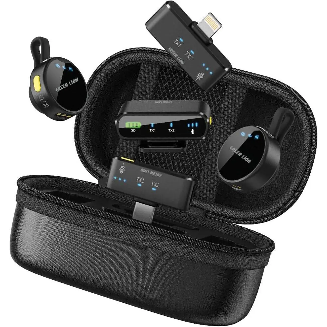 میکروفون بی سیم دومخاطبه گرین GM-85X مدل Green Lion GNGM85XMICBK