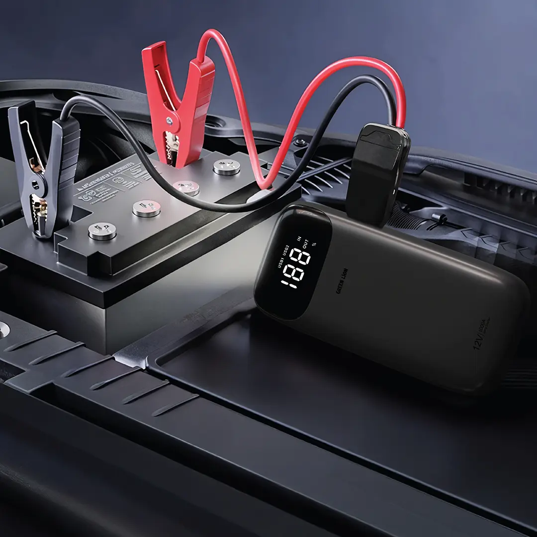 جامپ استارتر 10000 میلی آمپر گرین مدل Green Lion GNFLXJUMP10GY