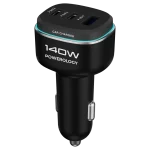 شارژر فندکی 140 واتی پاورولوژی مدل Powerology PCCR025BKGY