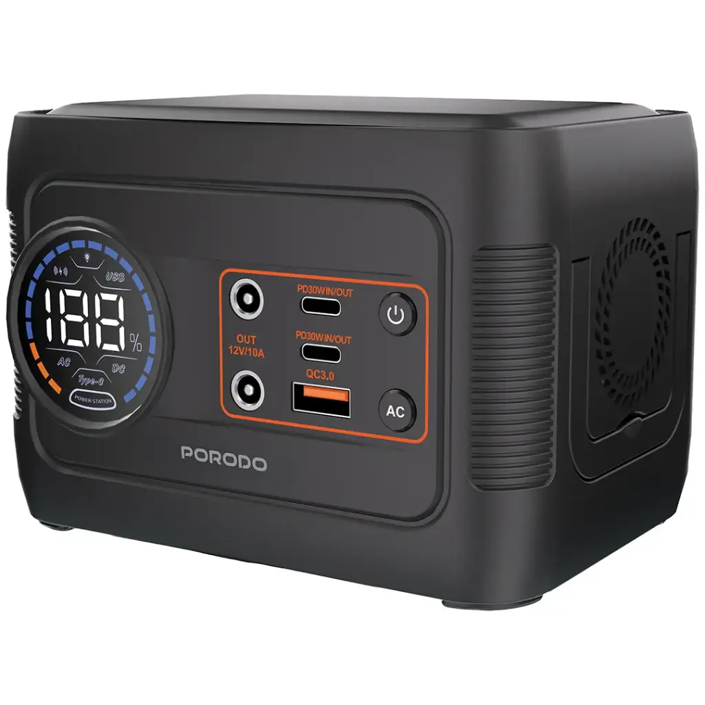 پاوراستیشن 150 واتی پرودو مدل Porodo PDD150GYBK