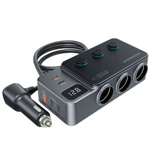 شارژر فندکی 120 واتی پرودو مدل Porodo PDFWCH070DG