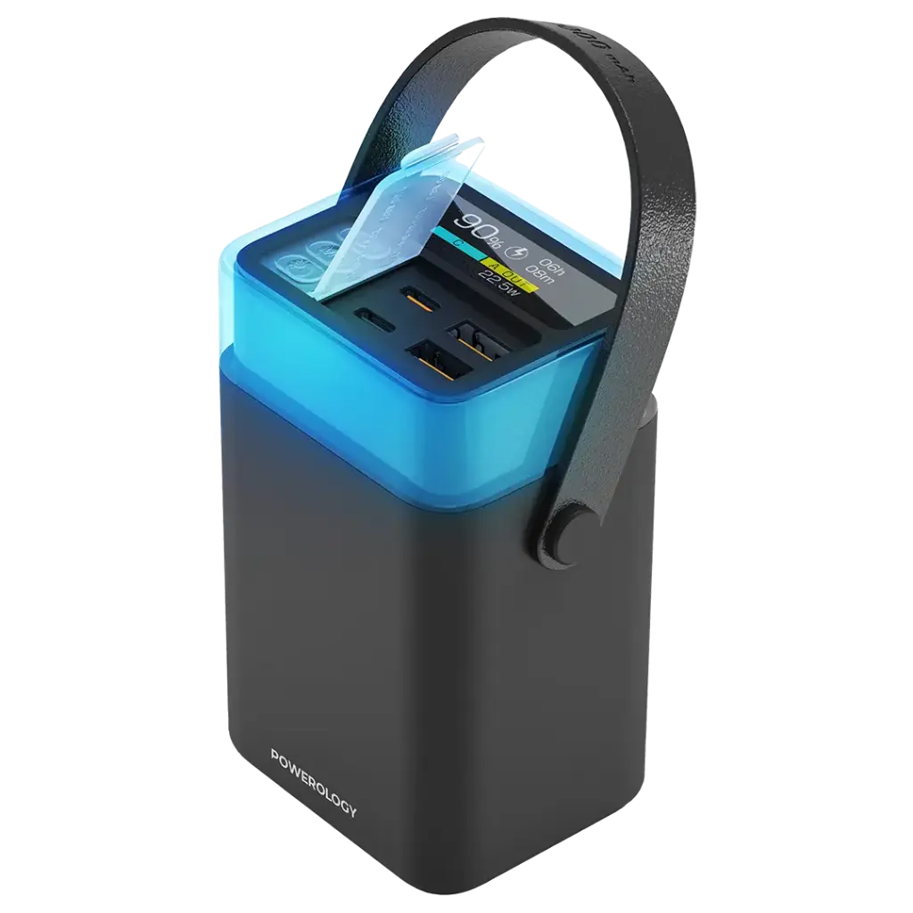 پاوربانک 40 هزار میلی آمپر 65 واتی پاورولوژی مدل Powerology PPBCHA92BK