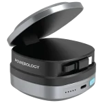 شارژر رومیزی وایرلس شارژ با کابل متصل تایپ سی70 سانتی متری پاورولوژی مدل Powerology PPBFT04BK