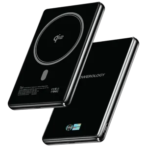 پاوربانک وایرلس شارژ مگ سیف 10000 میلی آمپر 20 واتی پاورولوژی Powerology PPBKLYD89BK