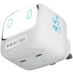 شارژر دیواری 45 واتی Ai گان پاورولوژی مدل Powerology PWCUQC052WH