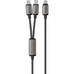 کابل شارژ دو کاره تایپ سی 100 واتی پاورولوژی مدل Powerology PWDC100DGY