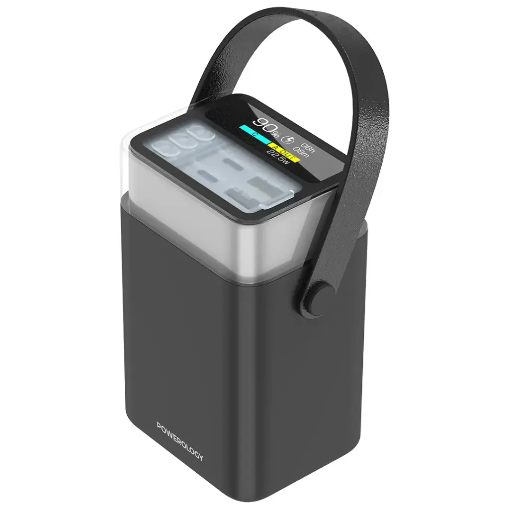 پاوربانک 40 هزار میلی آمپر 65 واتی پاورولوژی مدل Powerology PPBCHA92BK