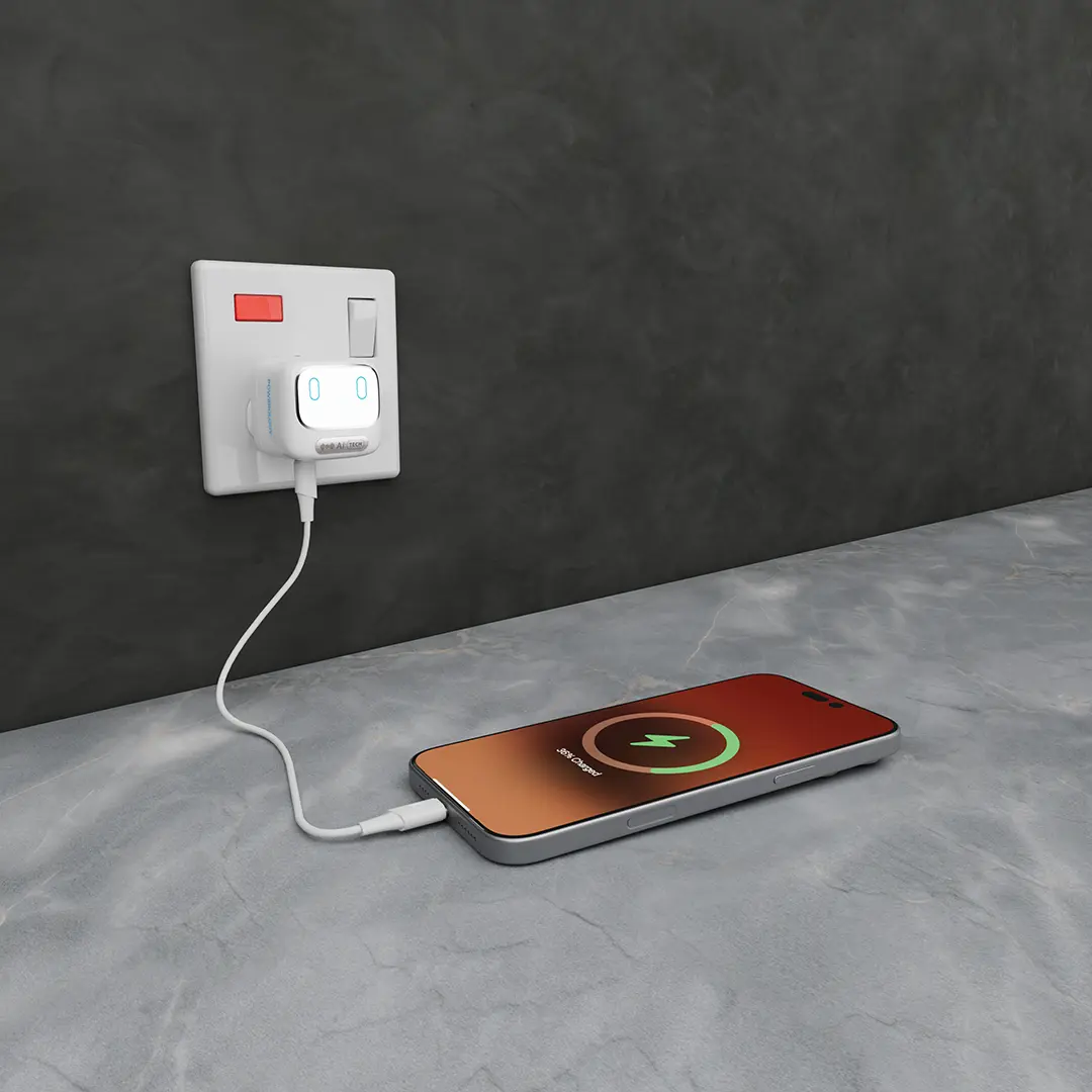 شارژر دیواری 45 واتی Ai گان پاورولوژی مدل Powerology PWCUQC052WH