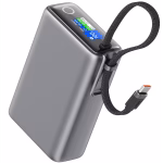 پاوربانک 20000 میلی آمپر 65 واتی کابل متصل تایپ سی گرین مدل Green Lion GNTRX20P65GY