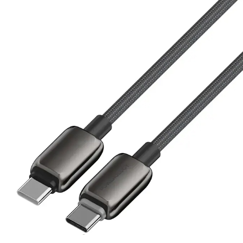 کابل شارژ دوسر تایپ سی 240 واتی 1 متری پاورولوژی مدل Powerology PWDC240DGY