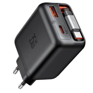 شارژر دیواری 35 واتی گان کابل متصل تایپ سی مک دودو مدل Mcdodo CH-1280