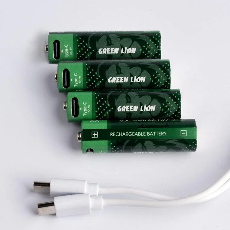 باتری شارژی قلمی 1.6 ولتی 1800 میلی وات ساعت گرین Green Lion GNRGBAA