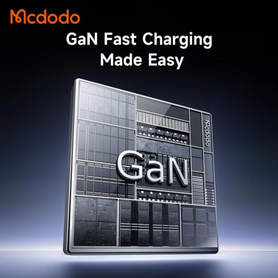 شارژر دیواری 4 پورت 100 وات مک دودو تکنولوژی گان با کابل جمع شونده تایپ سی مدل Mcdodo GaN CH-8470 (تصویر چهارم)