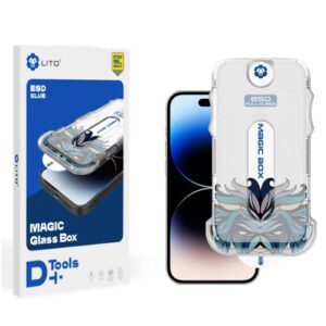 گلس با کیت نصب آیفون 17 نرمال و 16 پرو لیتو مدل LITO LDG043
