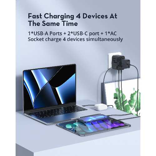 شارژر مسافرتی راوپاور 65 وات یونیورسال مدل Ravpower RP-PC1034 (تصویر سوم)
