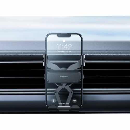 هولدر موبایل خودرو بیسوس دریچه کولری لایت مدل Baseus Car Mount Lite CM012 (تصویر چهارم)