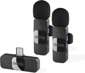 میکروفن بی سیم بویا دو مخاطب تایپ سی مدل Boya BY-V20