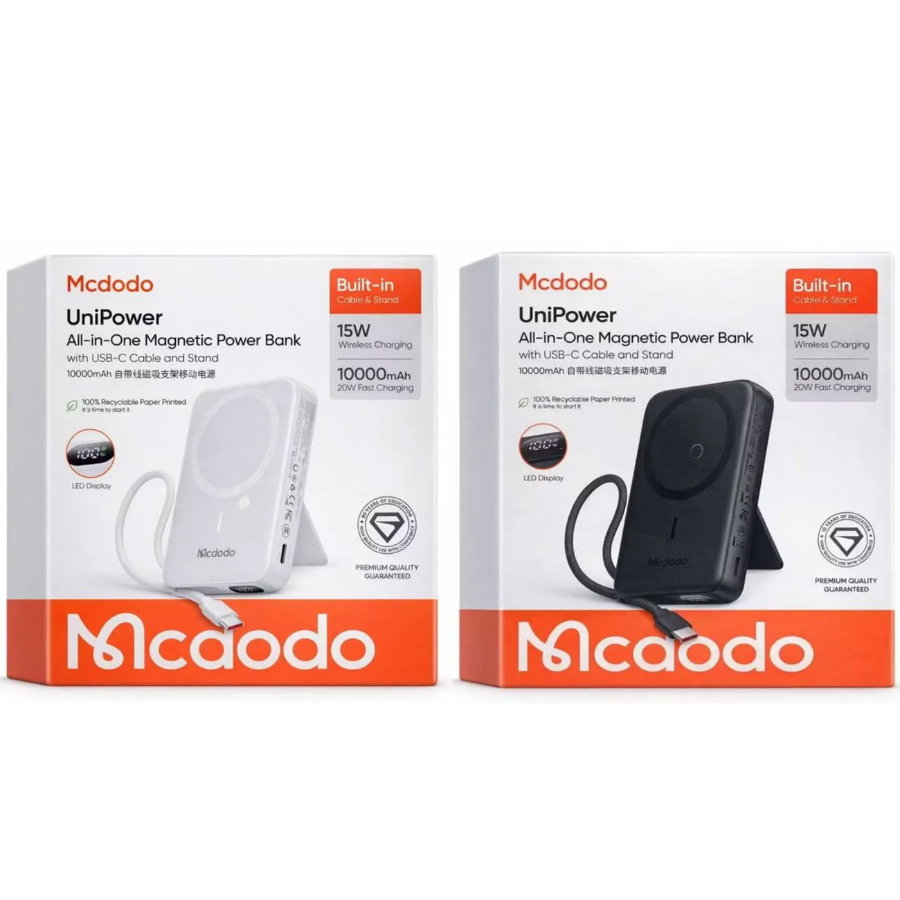 پاور بانک 10 هزار مگ سیف وایرلس 20 واتی مک دودو مدل Mcdodo MC-8650 (تصویر پنجم)