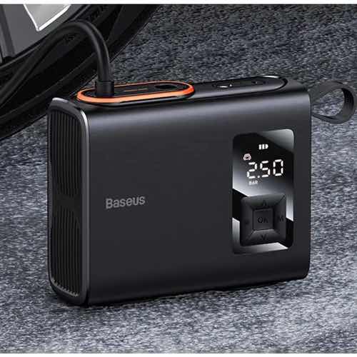 پمپ باد شارژی بیسوس مگا 2 سیلندر مدل Baseus Mega CG007 (تصویر ششم)
