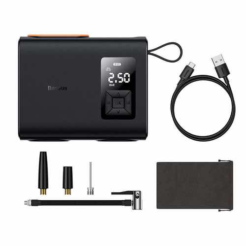 پمپ باد شارژی بیسوس مگا 2 سیلندر مدل Baseus Mega CG007 (تصویر سوم)