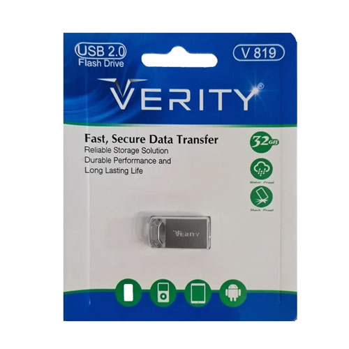 فلش مموری 16 گیگابایت سرعت USB2.0 وریتی مدل Verity V819 (تصویر دوم)