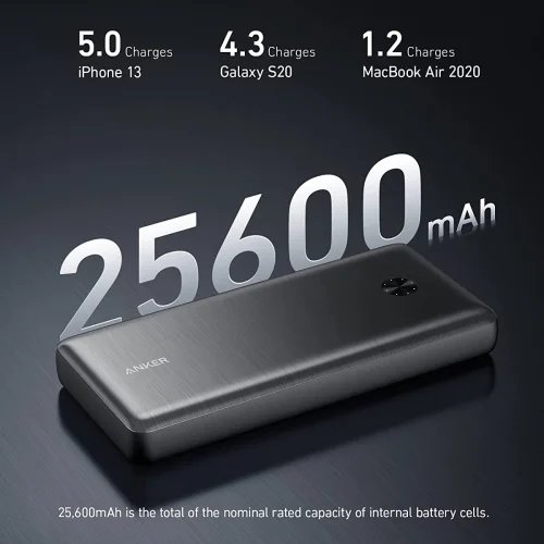 پاوربانک انکر 25600 میلی آمپر 87 واتی مدل Anker A1291H11 (تصویر سوم)