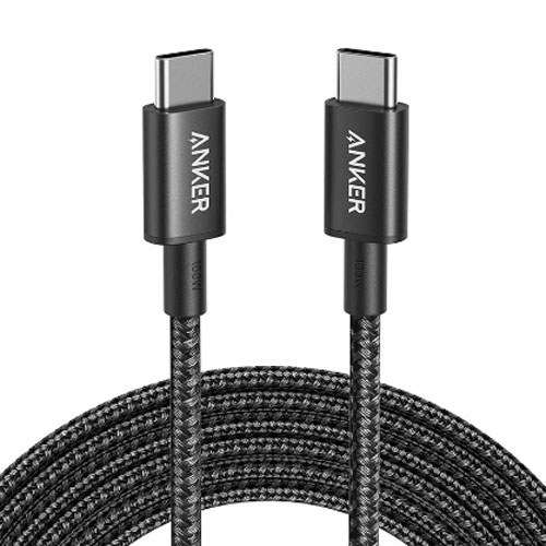 کابل شارژ دوسر تایپ سی 0.9 متری انکر مدل Anker A8756